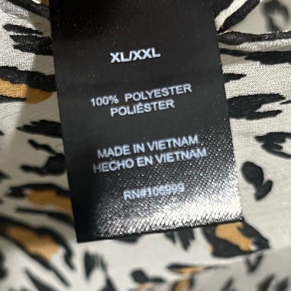 Leopard Print Kaftan Sheer Coverup - Picture 5 of 5